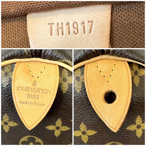 Louis Vuitton Speedy 30 Monogram Canvas Satchel Bag - Picture 14 of 16